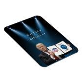 Präsident Trump 🇺 ✨ Patriotic Wedding Custom Magnet (Rechte Seite)