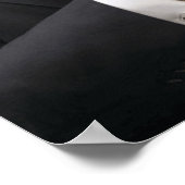 Präsident Trump 📜 Patriotic Wedding Gift Table Poster (Ecke)