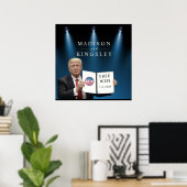 Präsident Trump Phantastisch Wedding WIFI SIGN Poster (Heimbüro)