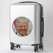 Präsident Trump Portrait Aufkleber (Koffer)