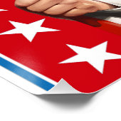 Präsident Trump Poster (Ecke)