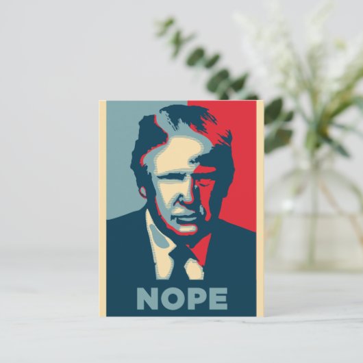 Präsident Trump Postkarte (Stehend Vorderseite)