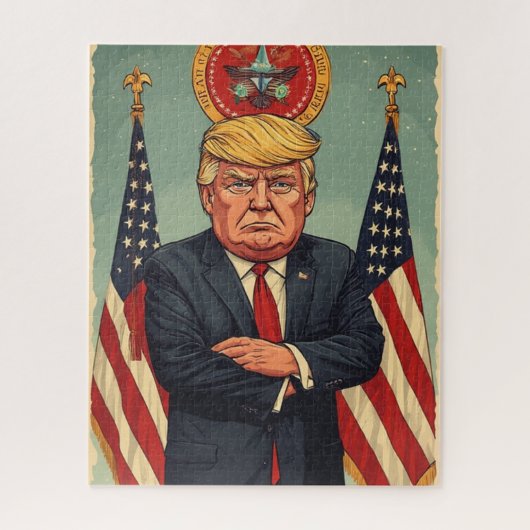 Präsident Trump Puzzle (Vertikal)