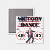 Präsident Trump Refridgerator Magnet Dance (Vorderseite/Rückseite)