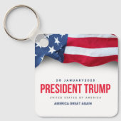 Präsident Trump Schlüsselanhänger (Vorderseite)