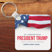 Präsident Trump Schlüsselanhänger (Vorderseite)