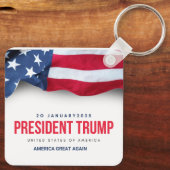 Präsident Trump Schlüsselanhänger (Rückseite)
