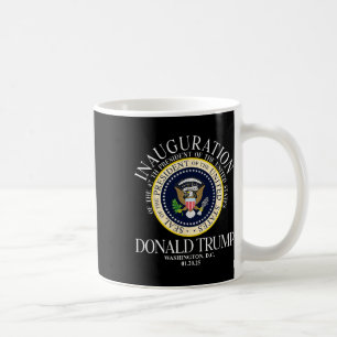 Präsident Trump Siegel Einweihung 2025 47. Washin Kaffeetasse