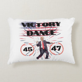 Präsident Trump Siegeszug Accent Pillow Dekokissen