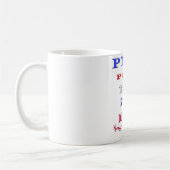 Präsident Trump Spaß Kaffeetasse (Links)