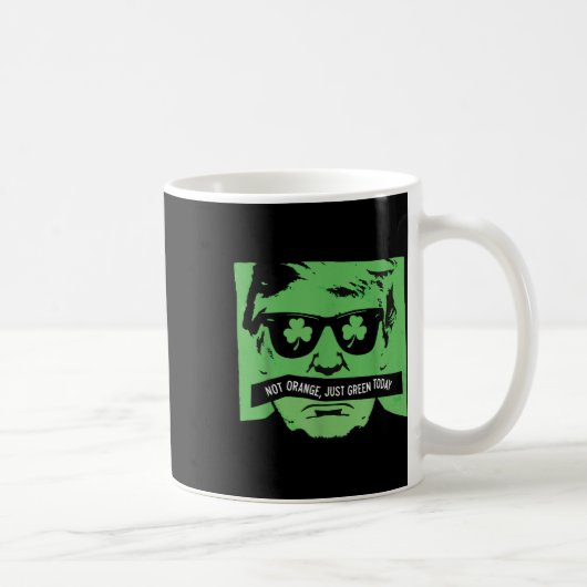 Präsident Trump St. Paddy's Day Parody Kaffeetasse (Rechts)