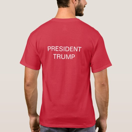 PRÄSIDENT TRUMP T-Shirt (Rückseite)