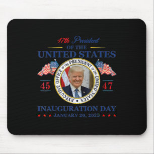 Präsident Trump Tag der Amtseinführung 2025 Mousepad