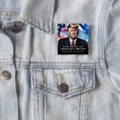 Präsident Trump: Tag der Amtseinführung Button (Beispiel)