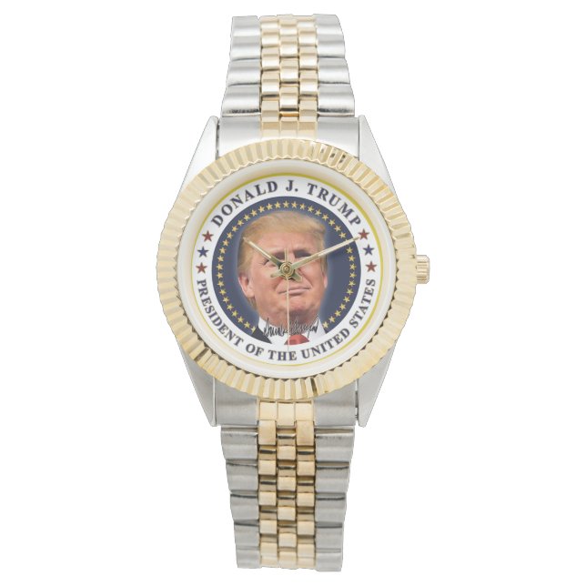 Präsident Trump Tag der Amtseinführung Souvenir Armbanduhr (Vorderseite)