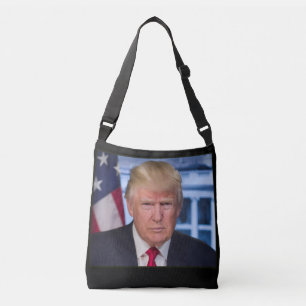 PRÄSIDENT TRUMP UND EHEFRAU MELANIA CROSSBODY BAG TRAGETASCHEN MIT LANGEN TRÄGERN