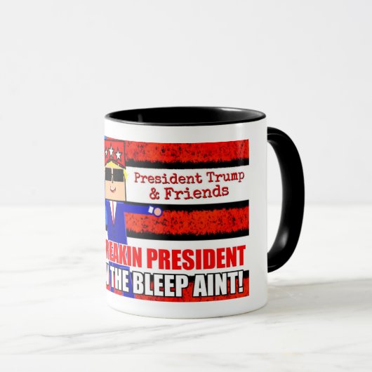 Präsident Trump und Freund-Tasse Tasse (VorderseiteRechts)