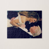 Präsident Trump und Melaina Dancing Puzzle (Horizontal)