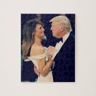 Präsident Trump und Melaina Dancing Puzzle
