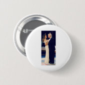 Präsident Trump und Melania tanzen Button (Vorne & Hinten)