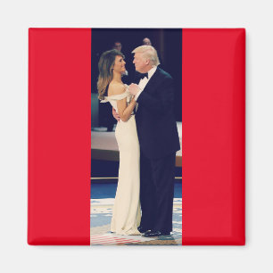 Präsident Trump und Melania tanzen Magnet