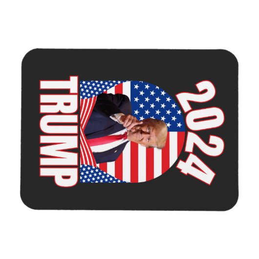 Präsident Trump USA Magnet (Horizontal)