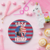 Präsident Trump USA Pappteller (Party)