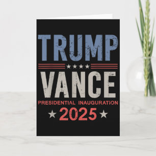Präsident Trump Vance Amtseinführungs Tag 2025 USA Karte