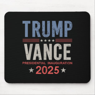 Präsident Trump Vance Amtseinführungs Tag 2025 USA Mousepad