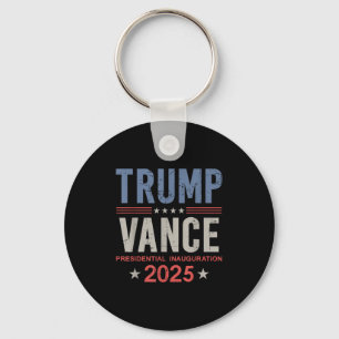 Präsident Trump Vance Amtseinführungs Tag 2025 USA Schlüsselanhänger