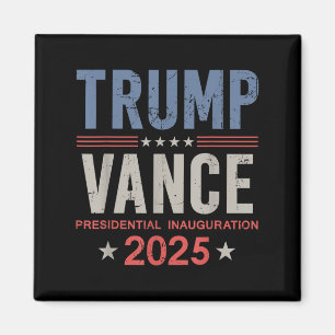 Präsident Trump Vance Amtseinführungsfeier Tag 202 Magnet