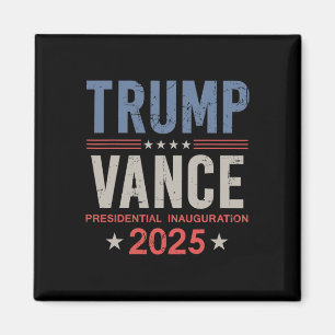 Präsident Trump Vance Einweihungstag 2025 USA Magnet
