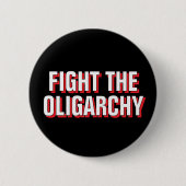 Präsident Trump widerstehen - Kampf gegen die Olig Button (Vorderseite)