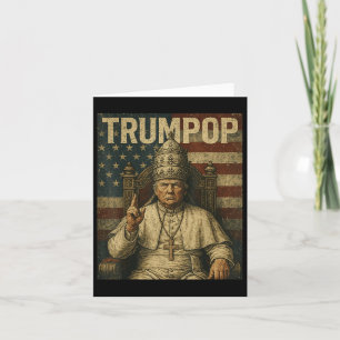 Präsident Trump Will, der nächste Papst-Funny-Po z Karte