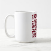 Präsident Trump Won 2024 Kaffeetasse (Links)