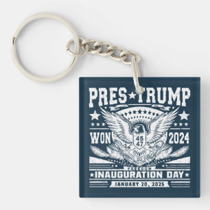 Präsident Trump Won 2024 Schlüsselanhänger