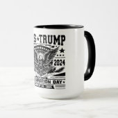 Präsident Trump Won 2024 Tasse (VorderseiteRechts)
