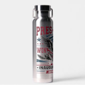 Präsident Trump Won 2024 Trinkflasche (Vorne)
