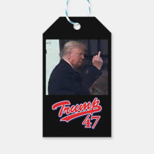 Präsident Trump zeigt den Stinkefinger Geschenkanhänger