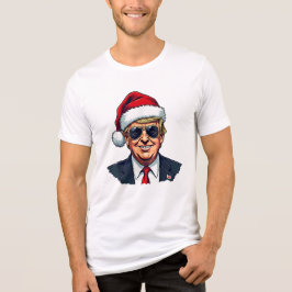 Präsident Trump zu Weihnachten Amerika zurück Tri-Blend Shirt