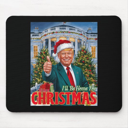 Präsident Trump zurück, ich werde für Christi Zuha Mousepad (Vorne)