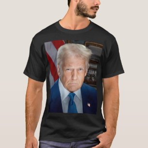Präsident Trumps Offizielles Einweihungsportrait T-Shirt