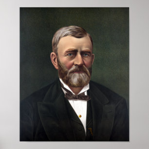 Präsident Ulysses S. Grant — Amerikanische Geschic Poster