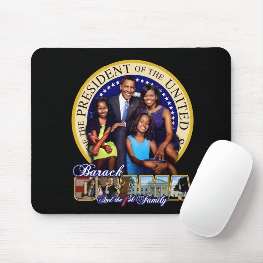 Präsident und 1. Familie Mousepad (Mit Mouse)