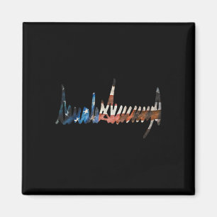 Präsident Unterschrift Grunge USA-Flagge 4. Juli 1 Magnet