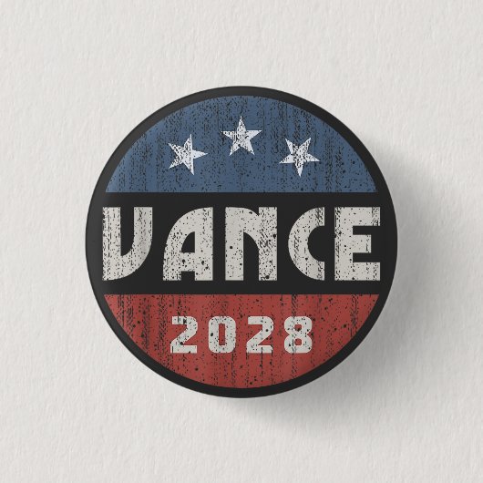 Präsident Vance 2028 J.D. Vance 28 Abstimmung 2028 Button (Vorderseite)