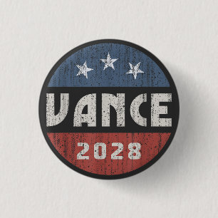 Präsident Vance 2028 J.D. Vance 28 Wähle Vance 202 Button