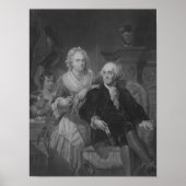 Präsident Washington bei Zuhause Poster (Vorne)