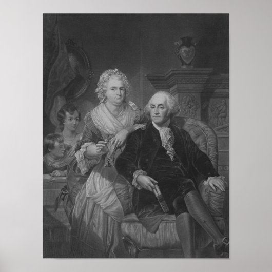 Präsident Washington bei Zuhause Poster (Vorne)