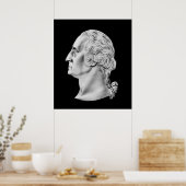 Präsident Washington Bust Poster (Küche)